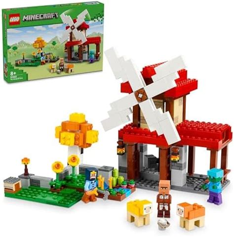 LEGO Minecraft The Windmill Farm Video-Game Set Gift 21262 Building ...