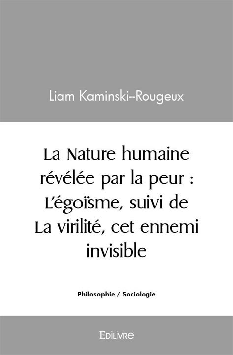 Amazon.in: Buy La nature humaine revelee par la peur l'egoisme suivi de ...