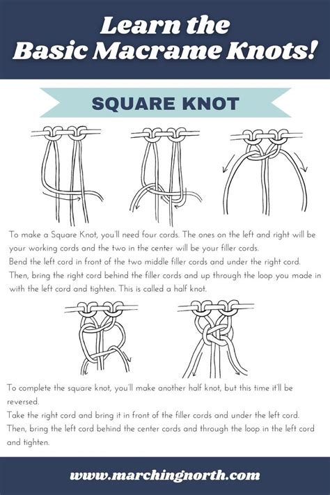 Image result for Basic Macrame Knots Tutorial
