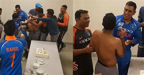 After India Sink Pakistan, MS Dhoni Leads Dressing Room Celebrations As ...
