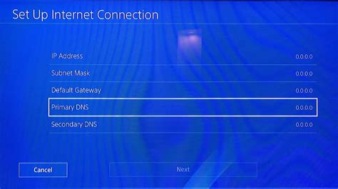 Image result for PS4 Network Settings