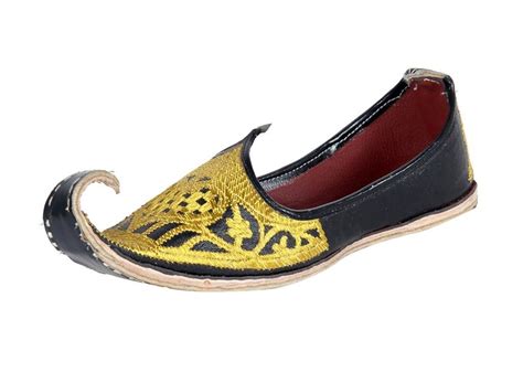 Panahi Khussa Jari Rajasthani Leather Shoes for Men: Amazon.in: Shoes ...
