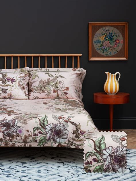 Buy Timorous Beasties Opal Natural Opera Botanica 220 Thread Count ...