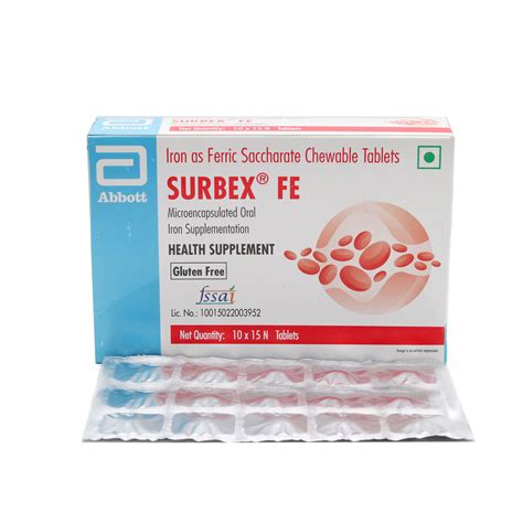 Surbex FE 30 Tablet | Uses, Side Effects, Price | Apollo Pharmacy