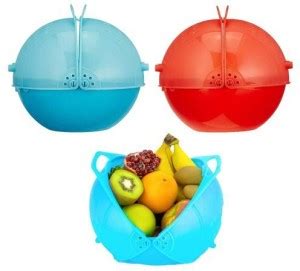 maacreation Plastic Fruit & Vegetable Basket Price in India - Buy ...