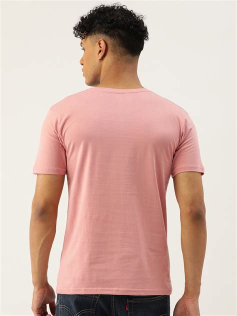 Plain Mauve Half Sleeves T-Shirt – feranoid