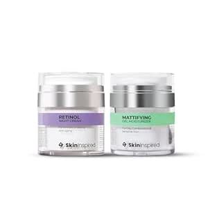 SkinInspired Day & Night Combo Kit-Retinol Night Cream(50g)+Mattifying ...