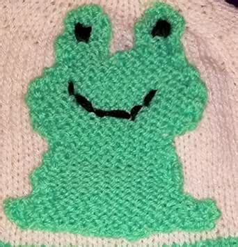 Frosch Stick-, Häkel- oder Strickvorlage als Schrift: Vorlage in ...