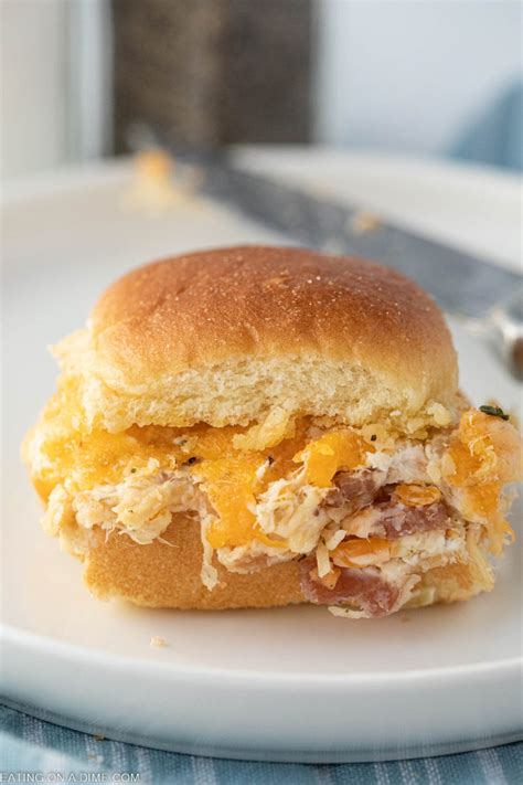 Crack Chicken Sliders Recipe - Eating on a Dime