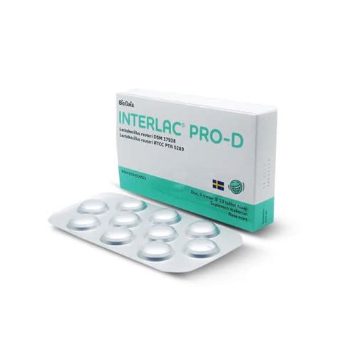 Interlac Pro-D Lozenges 10 Tablet - Manfaat, Kandungan, Dosis, dan Efek ...