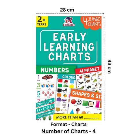 Early Learning Charts - 4 Jumbo Charts — pegasusforkids