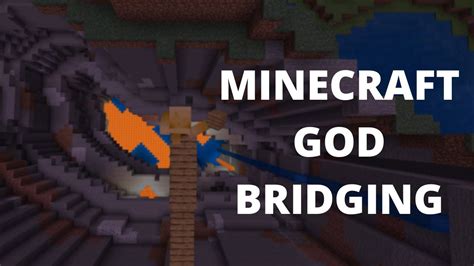 Image result for How to God Bridge in Minecraft Java Low CPS