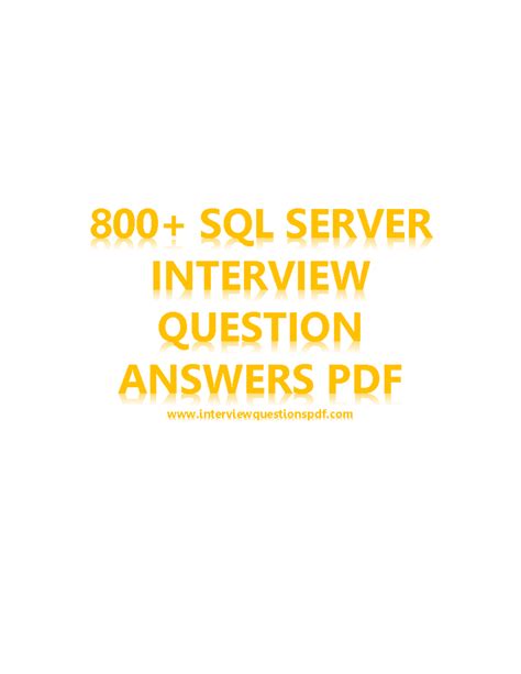 SQL Server Interview Questions 的图像结果