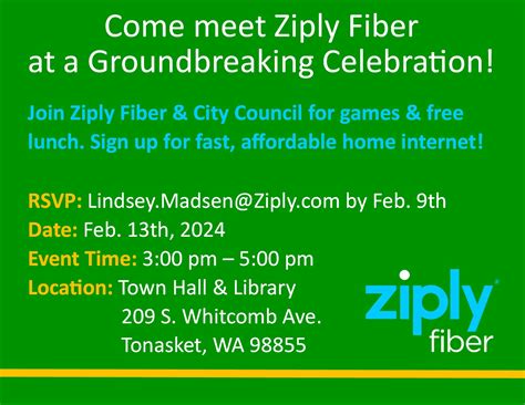 Ziply Fiber Groundbreaking Celebration | Tonasket WA