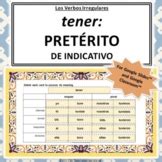 Tener (Preterite) Conjugation Practice | Spanish Irregular Verbs ...