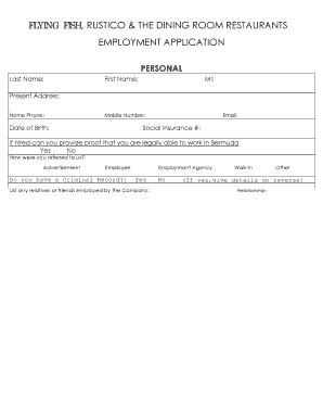 Fillable Online Employment files/Application Form.pdf - bermuda-dining ...