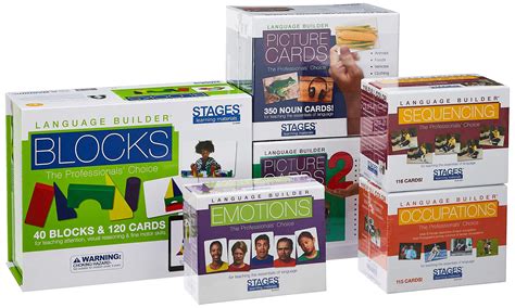 Stages Learning Materials Language Builder Picture Noun Flash Cards ...