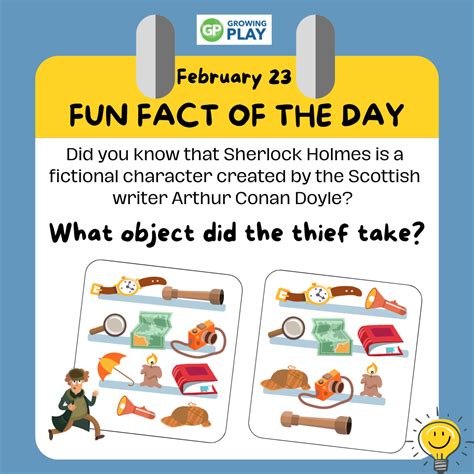February 23 Facts about Detectives for Kids - Growing Play