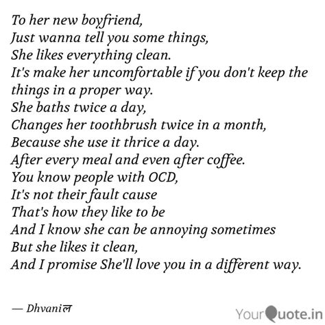 To her new boyfriend, Jus... | Quotes & Writings by Dhvanil | YourQuote