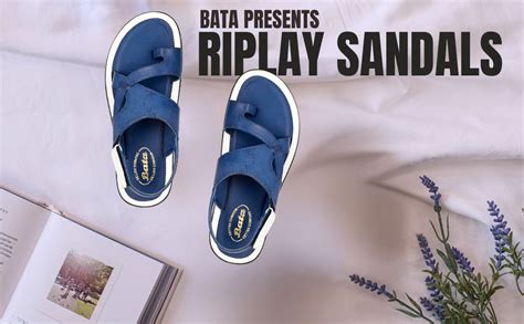 BATA Mens RIPLEY SANDAL Blue Sandal : Amazon.in: Fashion