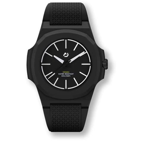 Nuun Official Origen Dawn Men Analogue Watch With Nanotech Silicon Str