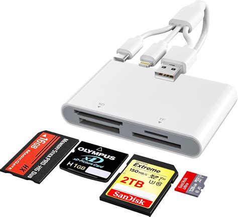 Amazon.com: Memory Stick Pro Duo Adapter - 4-in-1 Multi Memory Card ...