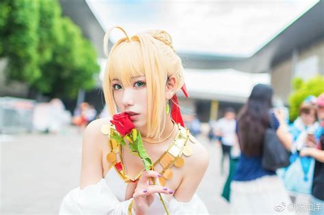 Saber Cosplay From Fate Series