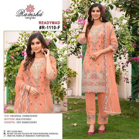 Ramsha R 1110 E To H Ready Made Pakistani Collection