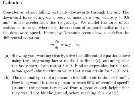 Image result for Falling Body Problems Calculus