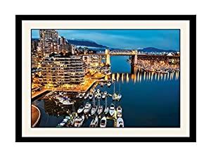 ArtStory Wooden Vancouver View Framed Wall Painting (26 cm x 16 cm x 2 ...