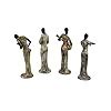 Buy TIED RIBBONS Set of 4 Musical Ladies Playing Instrument Statues ...