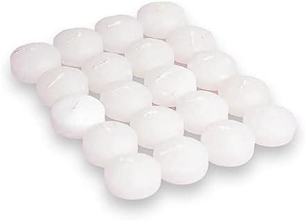 FYUGO White Nuggets Floating Candles, Unscented Dripless Floating ...