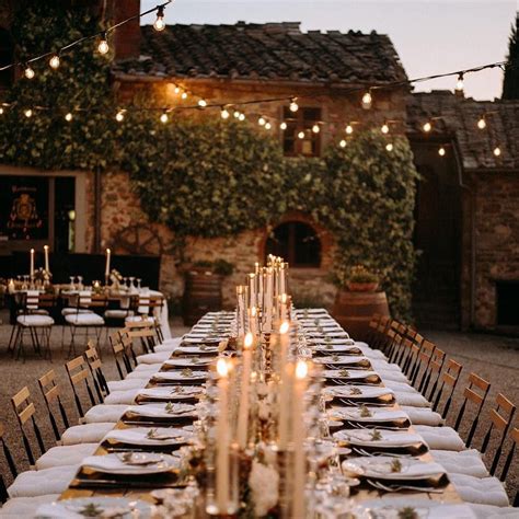 Wedding Reception in Tuscany in 2022 | Italian wedding reception ...