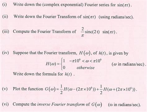 Image result for Fourier Transform Complex Exponential