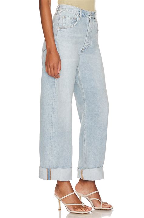 Citizens of Humanity Ayla Baggy Cuffed Crop in Freshwater | REVOLVE