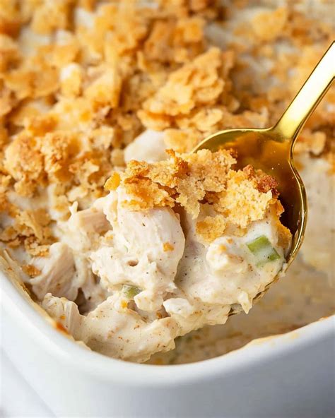 Ritz Chicken Casserole Recipe - YummyHere