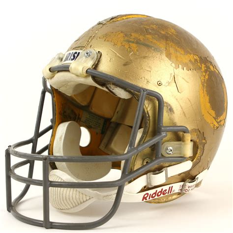 Lot Detail - 1988 circa Notre Dame Fighting Irish Game Worn Football ...