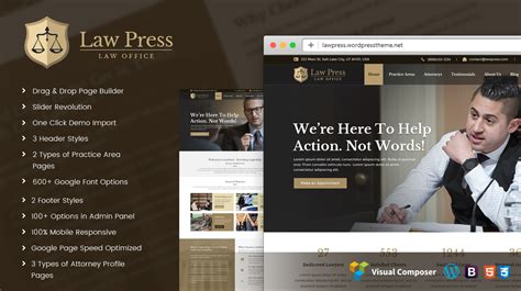 lawyer attorney v14 theme for lawyers attorneys and law firm