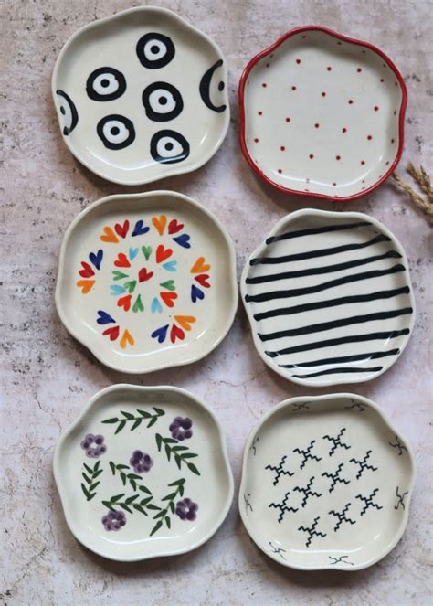 Set of 6 Artful Dessert plate (for the price of 5) – WeavingHomes