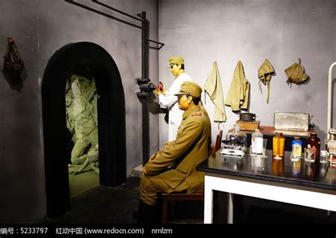 臭名昭著的731部队人体试验蜡像高清图片下载_红动中国