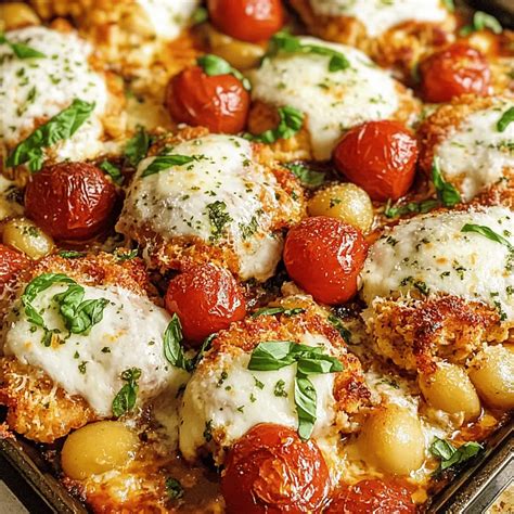 Ultimate Sheet Pan Chicken Parmesan: Easy, Juicy, Cheesy