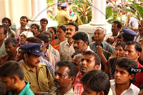 Image of Police Controlling the Crowd at Hospital-VC164743-Picxy