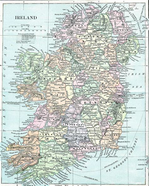 Maps of Ireland | Detailed map of Ireland in English | Tourist map of ...