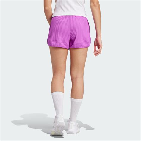 CLOTHING - Pacer All Gym Seasonal Rib High-Rise Tonal 3-Stripes Shorts ...