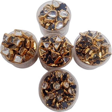 kundan Stones for Craft and Jewellery Making : Amazon.in: Home & Kitchen