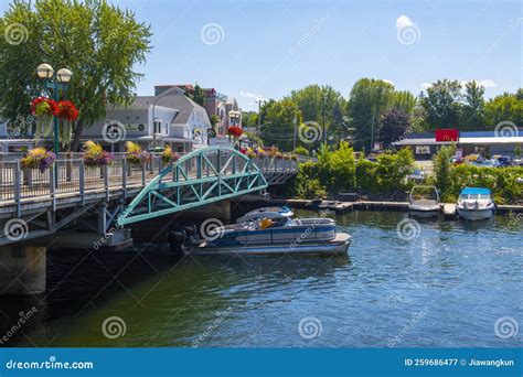 Magog Historic Downtown, Quebec, Canada Editorial Photography - Image ...