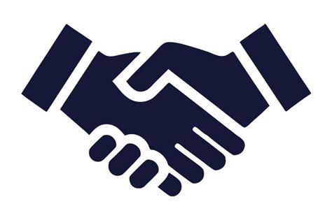 Handshake vector art on white background | Premium Vector