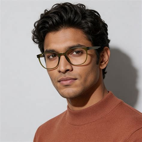 Buy Blue Block Zero Power Screen Glasses : Green Full Rim Round ...