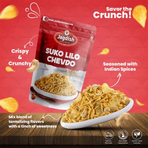 Jagdish Farshan Suko Lilo Chevdo - 500 gms – Himkhand