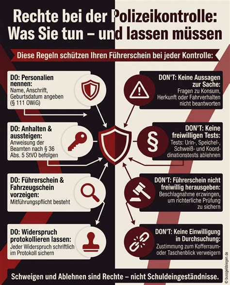 Welche Rechte haben Sie bei einer Polizeikontrolle?